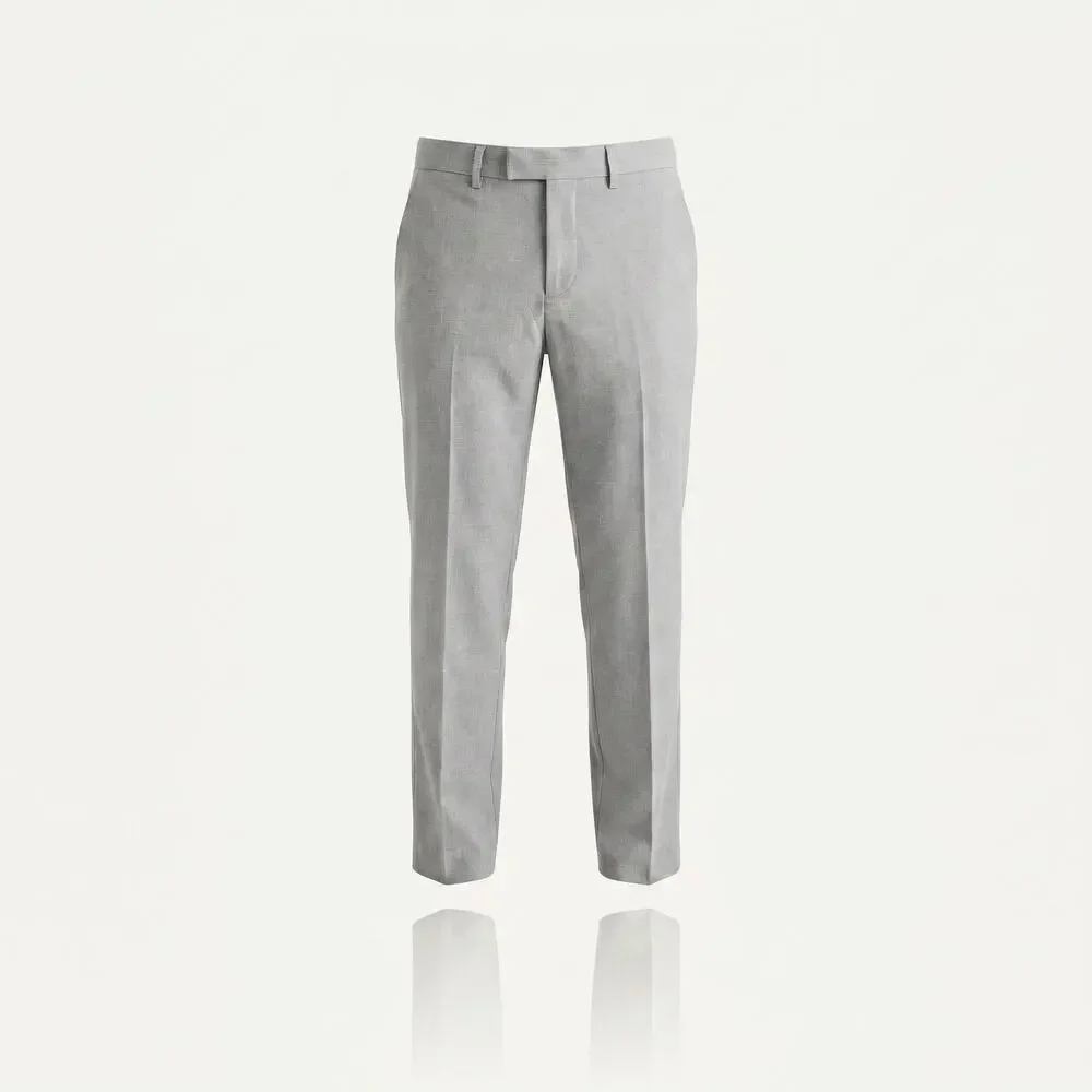 NWT Haggar Men's Super Flex Waistband Dress Pants - 32x30 - Heather Gray